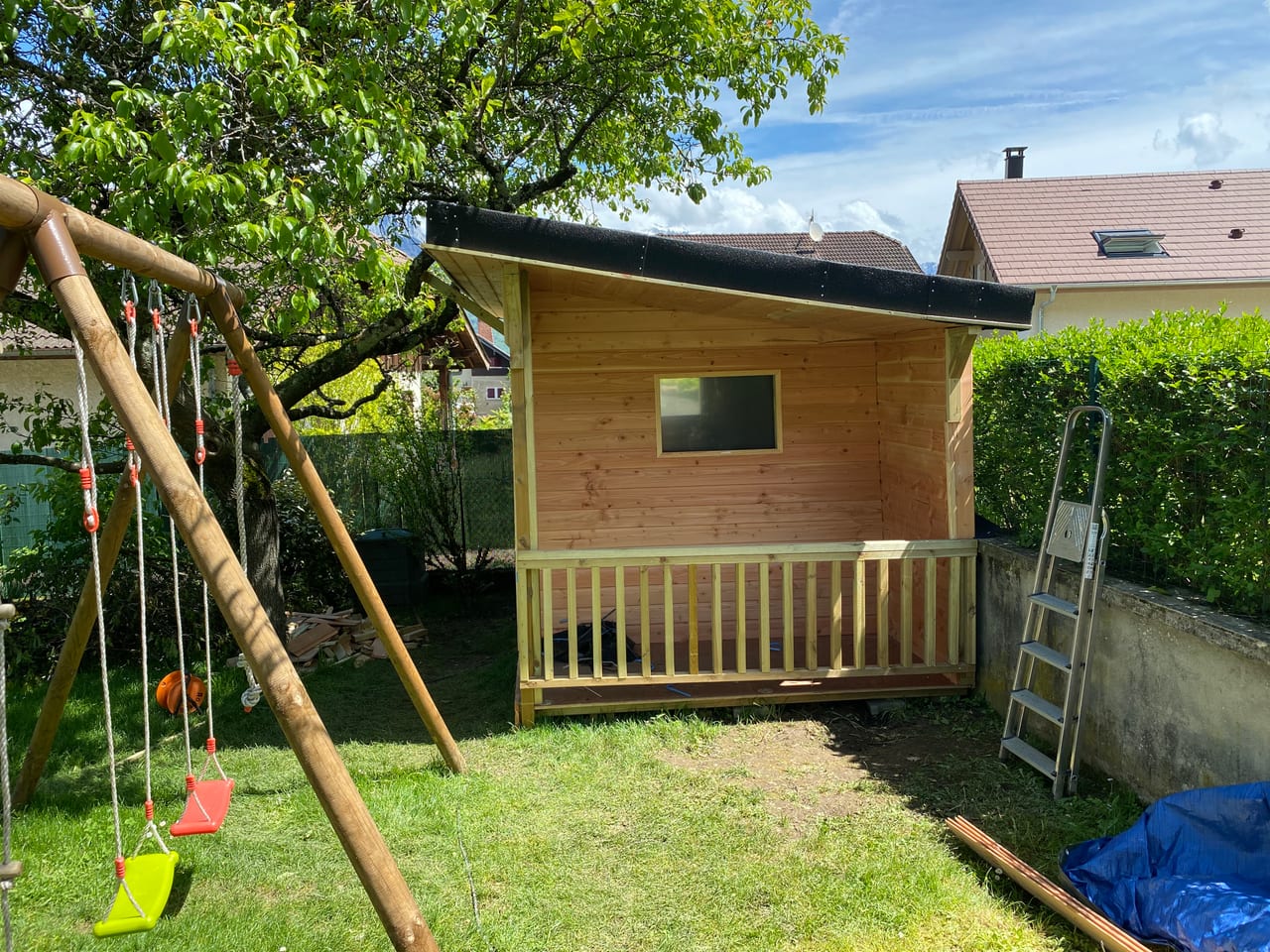 Chalet en bois sur mesure monté dans les alentours d'Annecy